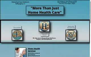 Helping Hands Home Healthcare website