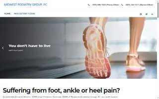 Midwest Podiatry Group of Morton website