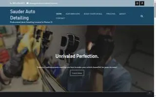 Sauder Auto Detailing website