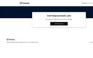 Everclean Car Wash of Mount Prospect website