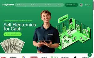 PayMore - Buy, Sell & Trade Electronics website