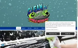 Clean-N-Classy Mobile Detailing & Pressure Washing website