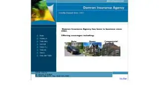 Damron Insurance website