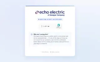 Echo Electric of Mt. Vernon website