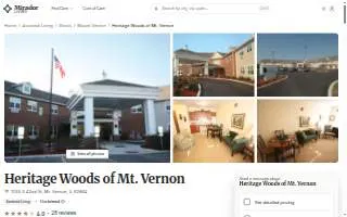 Heritage Woods of Mt. Vernon website