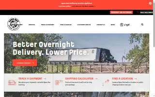 Speedee Delivery Services website