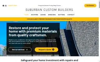 Suburban Custom Builders website