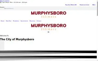 Murphysboro Event Center website