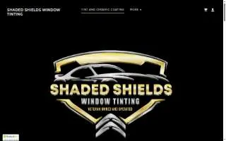 Shaded Shields Window Tinting & Windshield Crack Repair website
