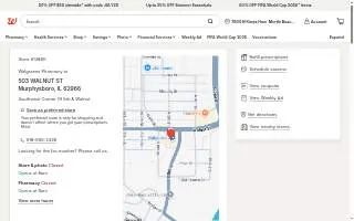 Walgreens Pharmacy of Murphysboro website