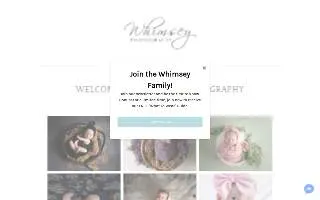 Whimsey Photography website