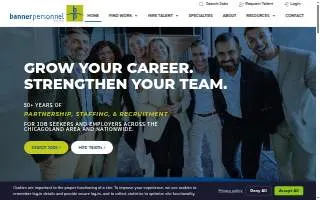 Banner Personnel Service, Inc. website
