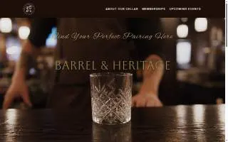 Barrel & Heritage website