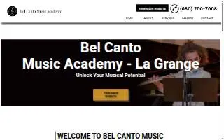 Bel Canto Music Academy - Naperville website