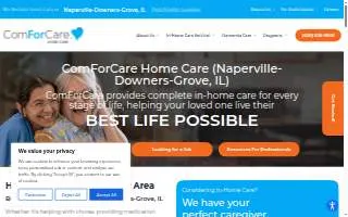 ComForCare Home Care - Naperville & Downers Grove website