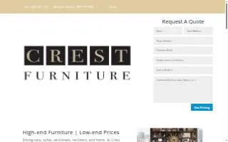 Crest Furniture - Naperville website