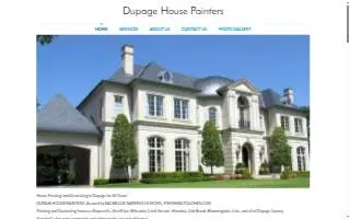 Dupage House Painters website