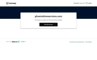 Phoenix tree services website