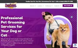 PurrFurred Pet Styling - Naperville website