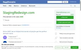 Staging Redesign Group, Inc. of Naperville website