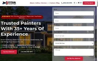 Titan Painting website