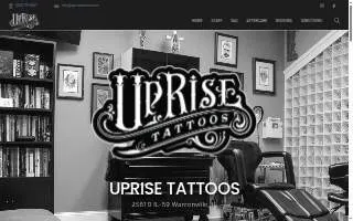 UpRise Tattoos of Naperville website
