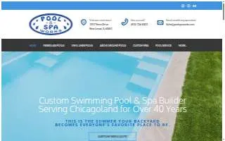 Pool & Spa Works, Inc. of New Lenox website