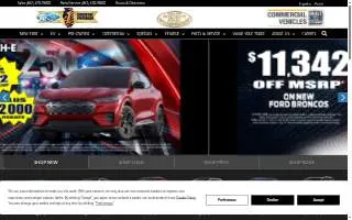 Golf Mill Ford website
