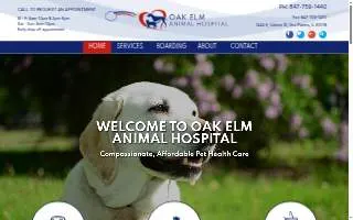 Oak Elm Animal Hospital of Niles website