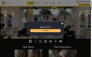 Posh Beauty Bar website