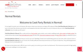 Cook Party Rentals of Normal