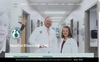 Heart of Illinois Obstetrics & Gynecology website