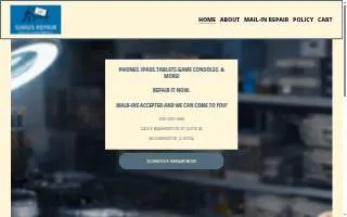 Sirius Repair of Normal website