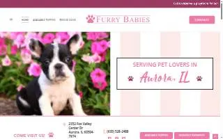 Furry Babies Aurora website