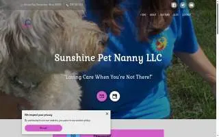 Sunshine Pet Nanny LLC of North Aurora website