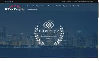 D Tax People website
