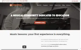 Music House School of Performing Arts - Humboldt Park website