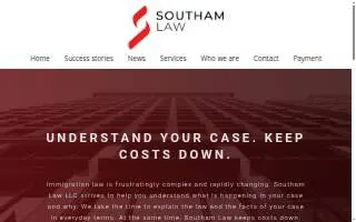 Southam Law - Immigration Attorney in Chicago, IL | Immigration Law Firm Near You website
