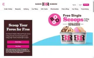 Baskin-Robbins of Northbrook website