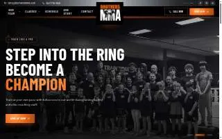 Brothers MMA GYM website