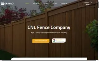 CNL Fence Company website