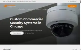 Forbel Alarms - Northbrook website