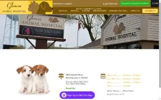 Glencoe Animal Hospital of Northbrook website