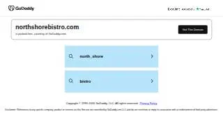 North Shore Bistro website