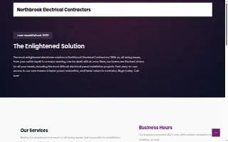 Northbrook Electrical Contractors website