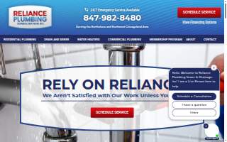 Reliance Plumbing Sewer & Drainage, Inc. of Highland Park