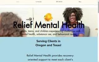 Relief Mental Health of Northbrook website