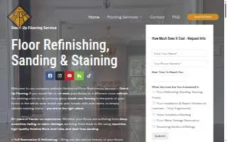 Stand Up Flooring - Hardwood Floor Restoration website