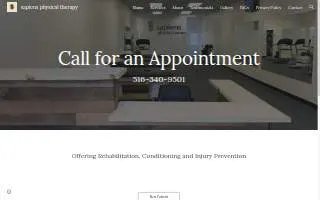 Team Sapiens Physical Therapy website