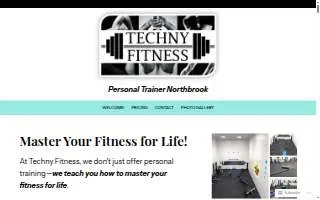 Techny Fitness website